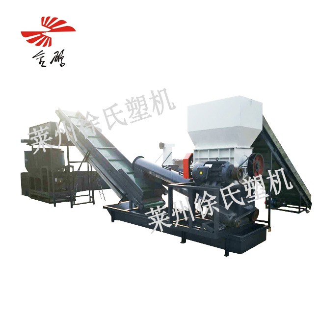 Plastic crushing cleaning line