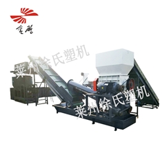 Plastic crushing cleaning line